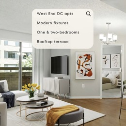 living area with easy access to other rooms